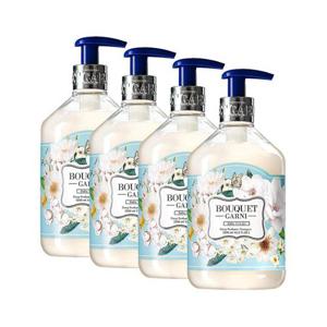 [부케가르니]부케가르니 딥 퍼퓸 샴푸 베이비파우더향 500ml x4개