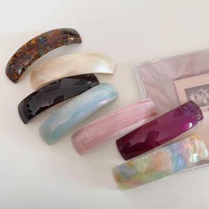 (쓰러담아) 프렌치 사각 머리핀 프랑스핀 헤어 자동핀 (WFJP5L8)