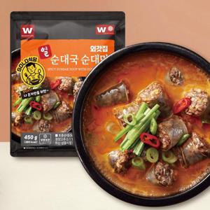 [외갓집/솔로식당] 진심 열 순대만 순대국 450g X 8팩