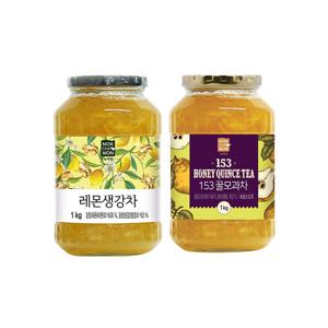 [녹차원] 레몬생강차 1kg+꿀모과차 1kg