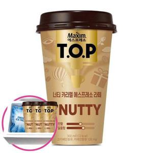 갤러리아_티오피 너티카라멜 에스프레소 라떼 컵커피 300mlx10컵+아이스