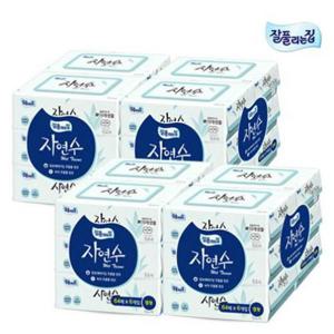 [잘풀리는집] 자연수 캡형 물티슈 세트 (64매 X 24팩, 총 1,536매)