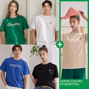 [텐텐][베네통](14차) 남여공용  코튼 기능성 반팔  티셔츠 4종+1종