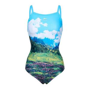 [레노마수영복]여성 랜드 스케이프 U백 실내수영복  LS2F204_IC