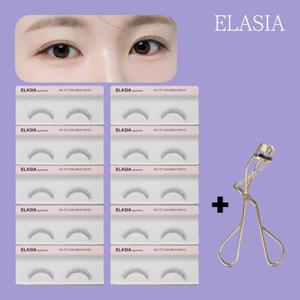 이제이 인조 연예인 통짜 속눈썹 14종 10세트 뷰러1개