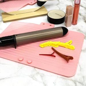 [라일리] Rly 파우치 핑크 여행용 휴대 봉고데기 고데기가방