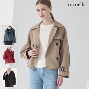 ♥봄특가♥[로코엘라] 멜튼 웨어블 여성 블루종 트렌치 자켓