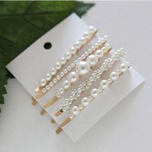 [에이치플러스몰]여성 진주머리핀 실삔 머리핀 헤어핀 앞머리핀 헤어