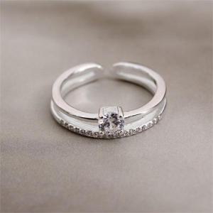 [아띠랑스][아띠랑스] 실버925 사파 은반지 우정반지 여성은반지 (8743080)