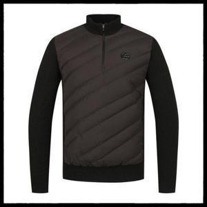 [까스텔바작][까스텔바작] 2 남성 구스 다운 반집업 니트 BGBWSW206_GN