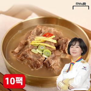 [주부식탁] 전진주의 진한육수 뼈없는 갈비탕 350g x 10팩