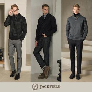 [잭필드]25FW남성 기모 본딩 레이어드 셔츠 니트 3종