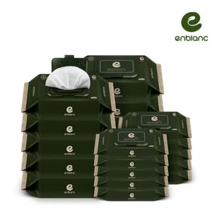 앙블랑 아기물티슈 카키캡형68매X10팩+카키라이트캡형32매X10팩[KC10+KT10]