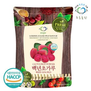 [푸른들판] 국내산 백년초 선인장 열매 분말 가루 100% 500gx1봉