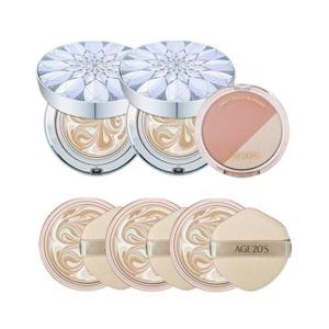 [에이지투웨니스]에이지20s 팩트 더 블루밍 본품 2개+리필 3개+블러셔