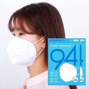 이너홈 KF94 마스크 새부리형 흰색 블랙 대형 1매입 AC