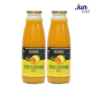 [호재준] 오렌지파인애플주스 980ml x 1+1병 (소비기한 26.2.18까지)