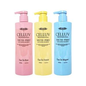 [셀럽]셀럽 프로페셔널 유스 PDRN 샴푸 450ml 3개 오드 뮤게 / 로즈 / 프리지아 향