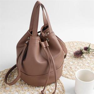 [라일리] Rly 여자 쇼퍼백 가방 캐주얼 버킷백 메신저백 다크핑크