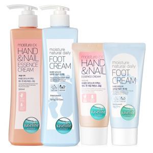 바세린 고보습 핸드크림 500ml+60ml+풋크림 500ml+60ml