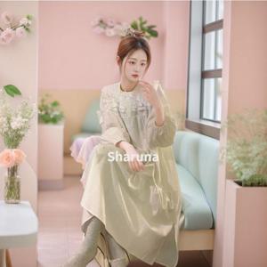 샤루나 빅사이즈 여성수면잠옷원피스 임부파자마커플 (WFGD6BP)