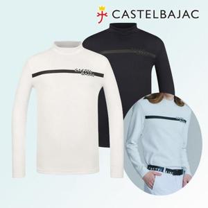 [까스텔바작]까스텔바작 남성골프웨어 하이넥 기모 겨울 티셔츠_CA