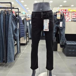 [잠뱅이]잠뱅이 여자 겨울 기모 일자핏 블랙 청바지 JO4DIG965