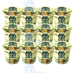 [JHLQN798_52EK]미역국 소컵 컵라면 건면 74g 12개