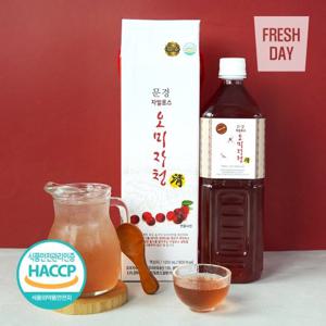 [HACCP인증] 문경 명품 자일로스 오미자청 선물세트 5병x1L