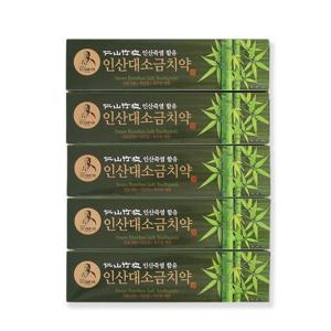 인산죽염 대소금치약 [160g 5개]