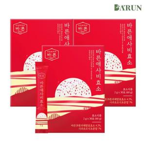 [바른] 저분자 유기산 애플사이다 비니거 애사비 효소 30포x3박스(총 90포)