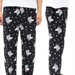 남자 커플 밍크 극세사 수면 바지 파자마 홈웨어 팬츠 (WFK2LNQ)