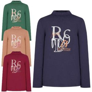 [크로커다일레이디]레터링 포인트 반넥 티셔츠 CLDWTS902_US