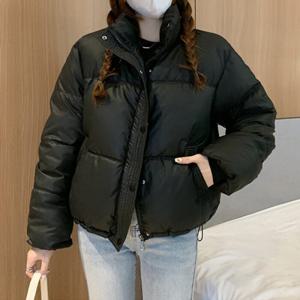 나바바 / NC260 심플 데일리 긴팔 숏패딩 점퍼 아우터