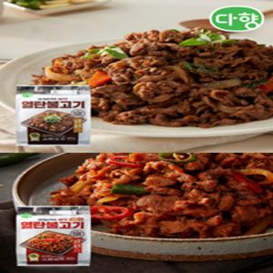 [다향오리] 열탄불고기(불고기맛) 400gx3팩+열탄불고기(매운맛) 400gx3팩