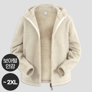 [탑보이] 플리스 오버핏 양털 덤블 후드점퍼 (RT885)