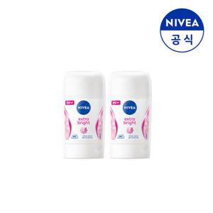 니베아 데오드란트 스틱 엑스트라 브라이트 50ml x 2개
