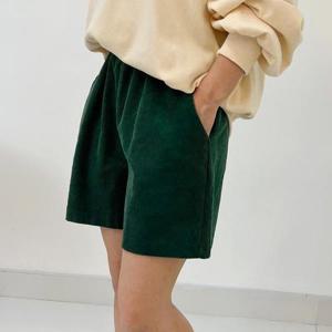 [퍼니걸스]데일리 밴딩 골덴 코듀로이 반바지 팬츠 9548 (뒷 포켓있음) 여성의류