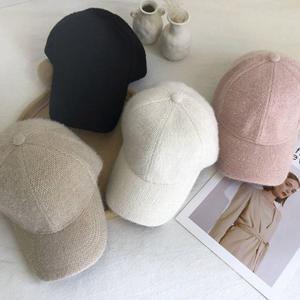 울니트 볼캡모자 겨울 야구모자 따뜻한소두캡 겨울야