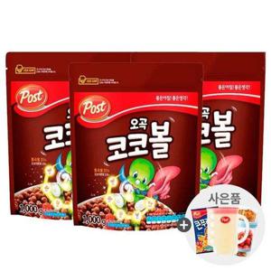 갤러리아_포스트 오곡코코볼 1kg x 3개+사은품랜덤증정