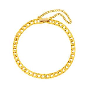 [한국금다이아몬드] 순금 팔찌 24K 여자 뉴 컷팅 콤비 면체인 금팔찌 10g