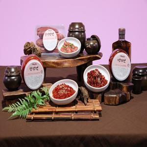 [마산어시장] 백년가게 3대맛찬 인기 젓갈 3종세트(명란젓 400g + 낙지젓 500g + 창란젓 500g)