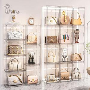 투명 쇼케이스 가방보관함 진열대 아크릴 투명 (WDA900D)