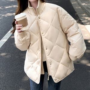 플로렌 / 에스더 골지 터틀넥 퀼팅 패딩