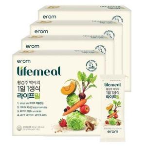 갤러리아_[이롬] 황성주 1일 1생식 라이프밀 4박스 (30g x 56포) + 흔들컵