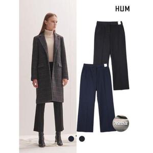 [흄]여)기모 반밴딩 세미와이드 팬츠(FHOWCPW502M)