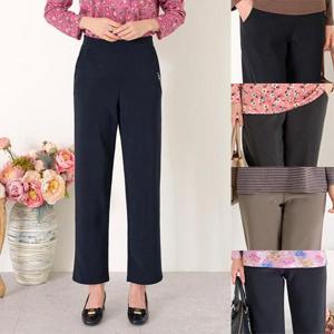 [엄마옷 로즈맘] (기모)알에스큐빅밴딩바지