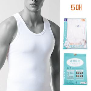 ★5매 세트★ 데오도란트 순면 남자 런닝 런닝셔츠 메리야스
