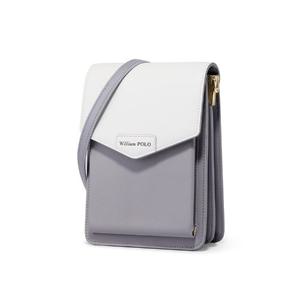 WilliamPOLO(윌리엄폴로) 여성 크로스백 여자 가방 핸드폰 미니백 명품 휴대폰 메신저백 체인 209125