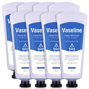 ♥오늘만특가♥ C2Y 바세린 딥 모이스춰 고보습 풋크림 60ml 4+4 총 8개 / 각질케어